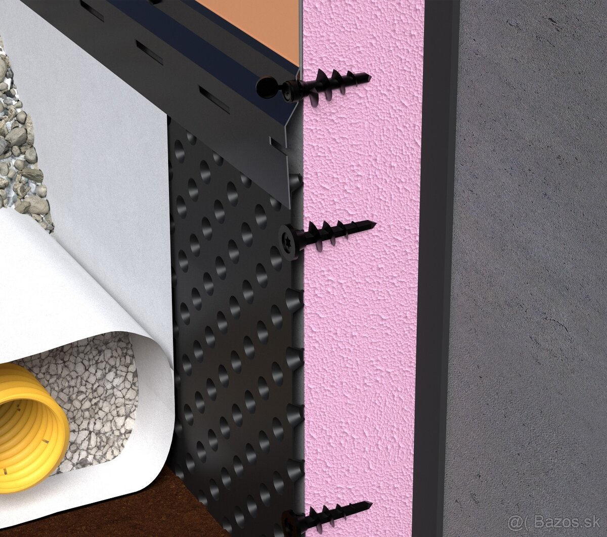 Nopová fólia , Geotextília - 5