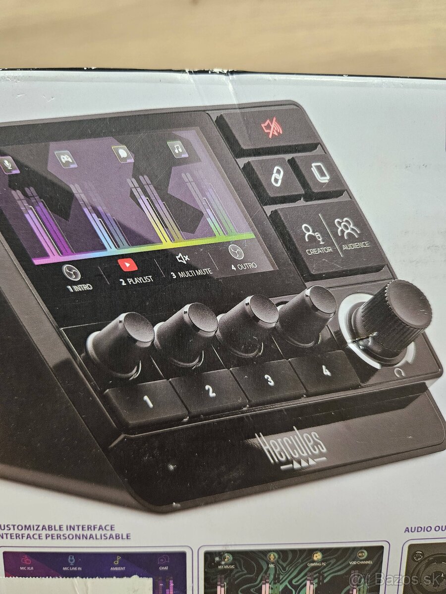 Hercules Stream 200 XLR – audio kontrolér pre streamovanie - 5