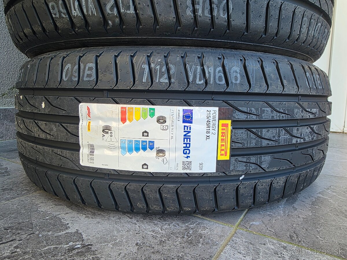 Letné pneumatiky 215/45 r18 Pirelli Dot2026 - 5