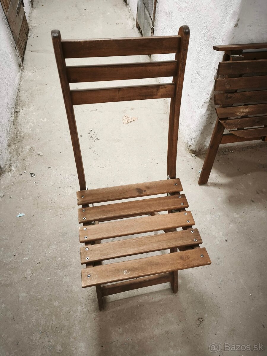 Balkonovy set 2 stolicky + stolik - 5