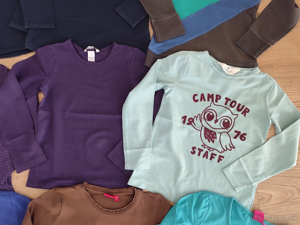 Balík tričiek s dlhým rukávom veľ. 122 - 5