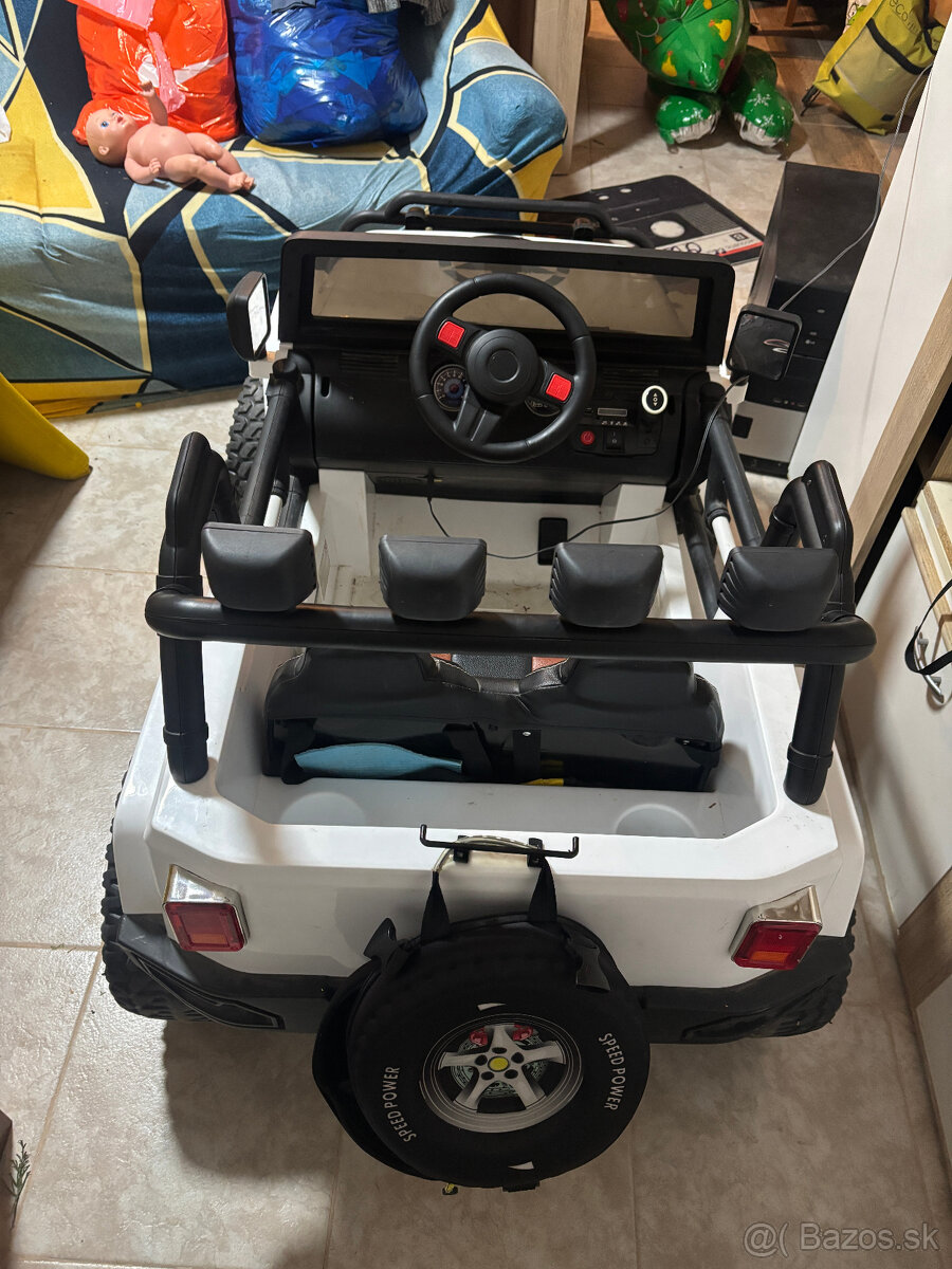 Detske elektricke auticko Jeep 4x4 pre 2 deti - 5