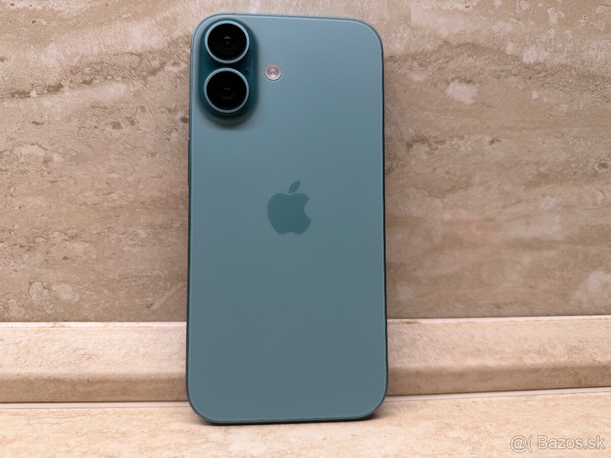 iPhone 16 128GB zelená, batéria: 97% - 5