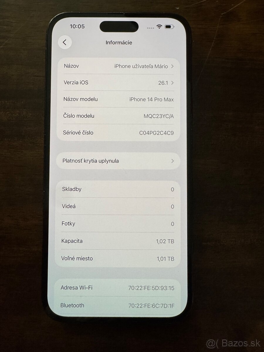 Predám Iphone 14 Pro Max 1 TB - 5