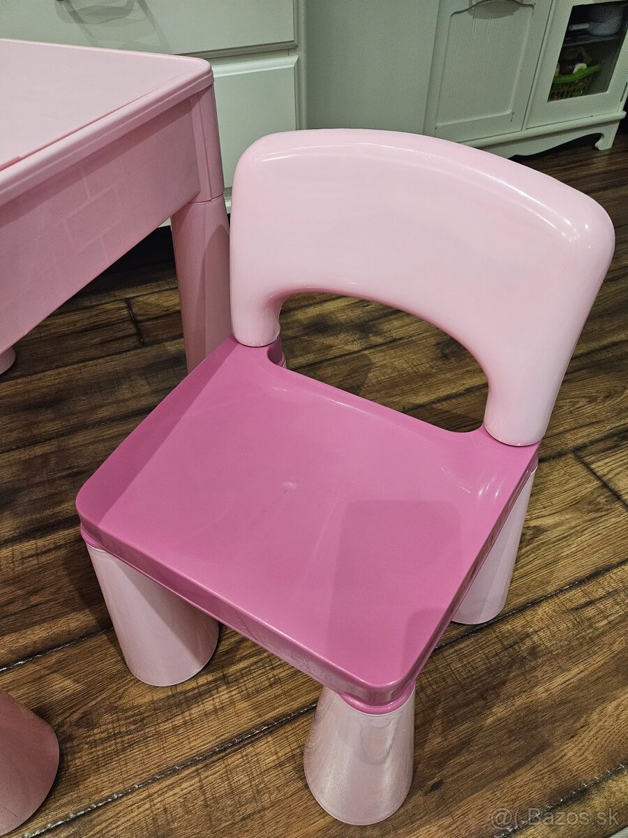 Detský stôl + 2 stoličky - 5
