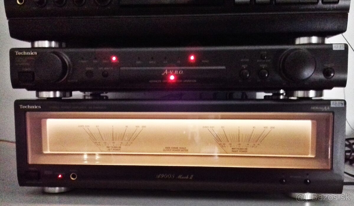 Zostava TECHNICS equalizer,tuner,CD,tape deck,predz,zos= X04 - 5