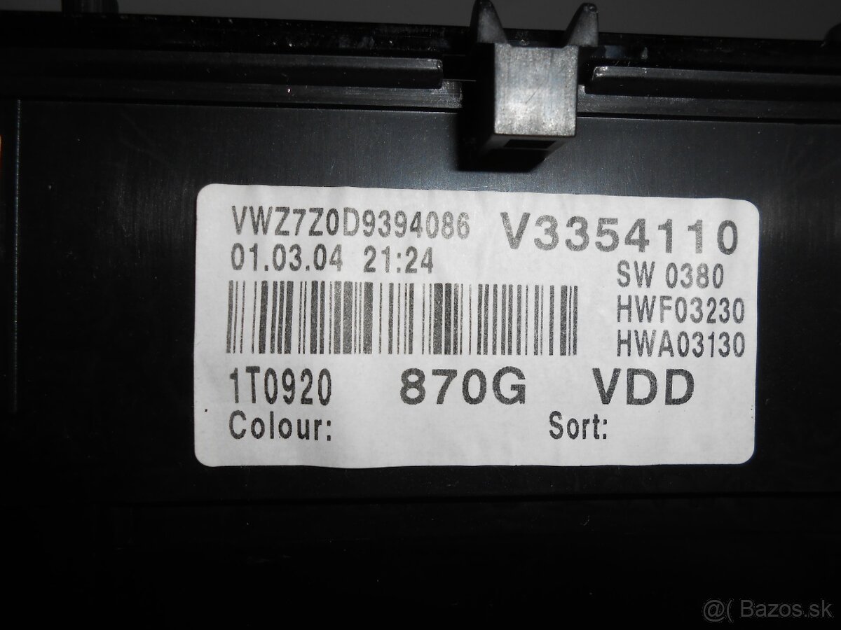 Budiky VW Touran / dieselové, maxidot / - 5