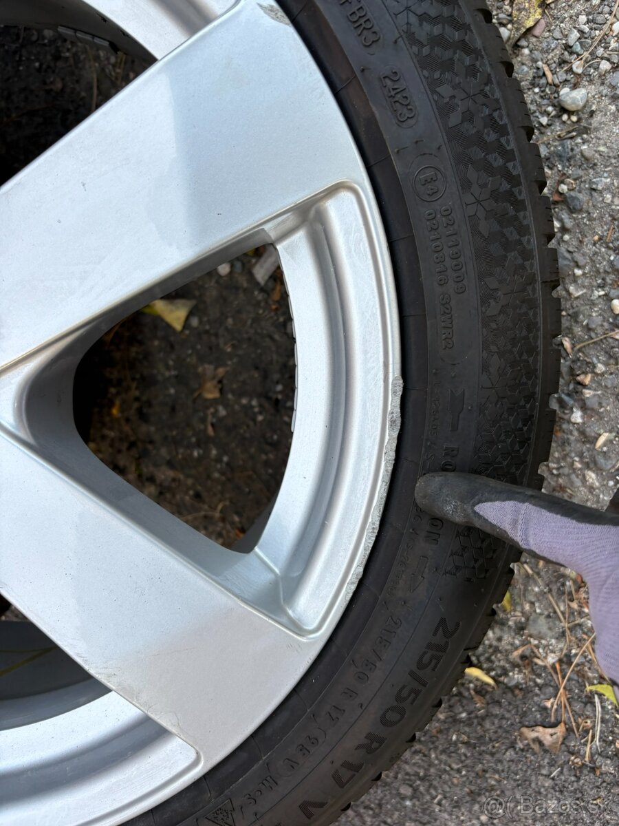 ALU disky + Zimné pneu na Hyundai 5x114,3 R17 - 5