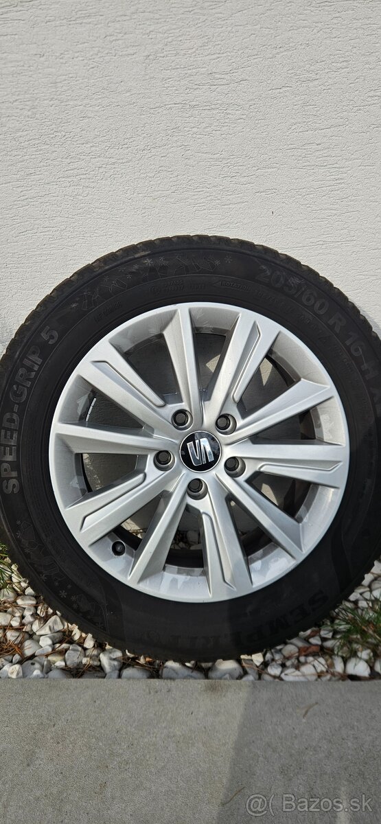 Alhambra/Sharan R16 5x112 zimná sada originál diskov diskov - 5