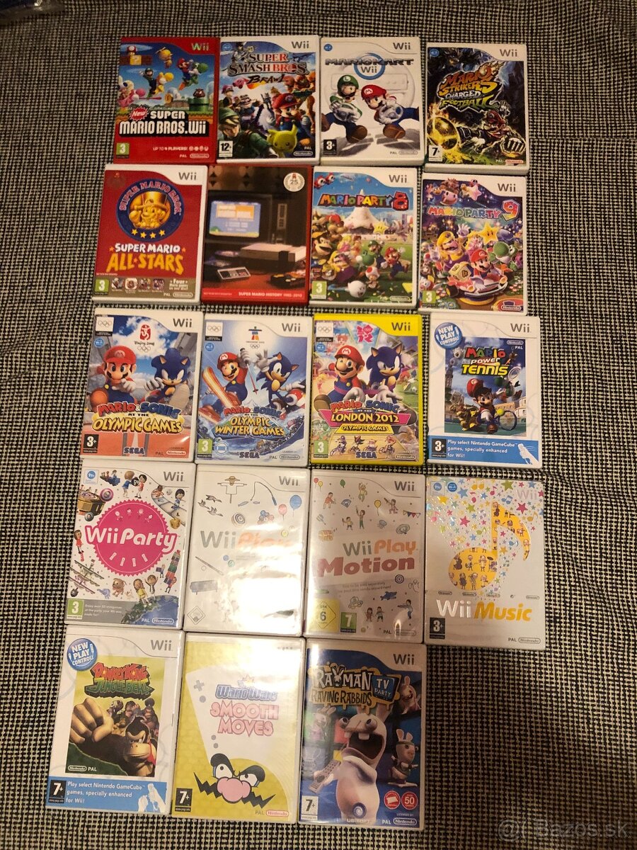 predam Nintendo Wii Red Anniversary Mario ed. a zbierka hier - 5