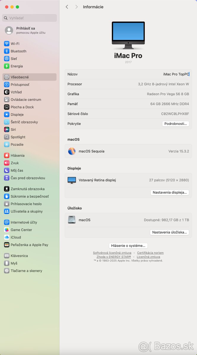 iMac Pro 27" 2017 + ZÁRUKA - 5