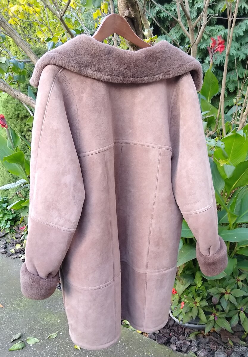 Exkluzívny dámsky pravý slovenský kožuch XXXL - 5