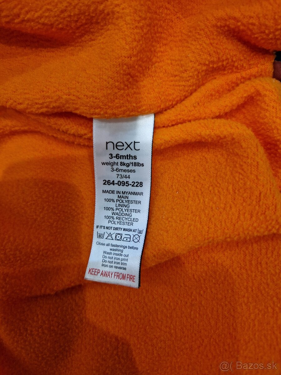 Detska chlapcenska bunda 62/68 - 5