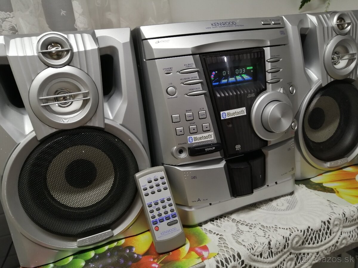 Bluetooth Kenwood hifi veža - 5