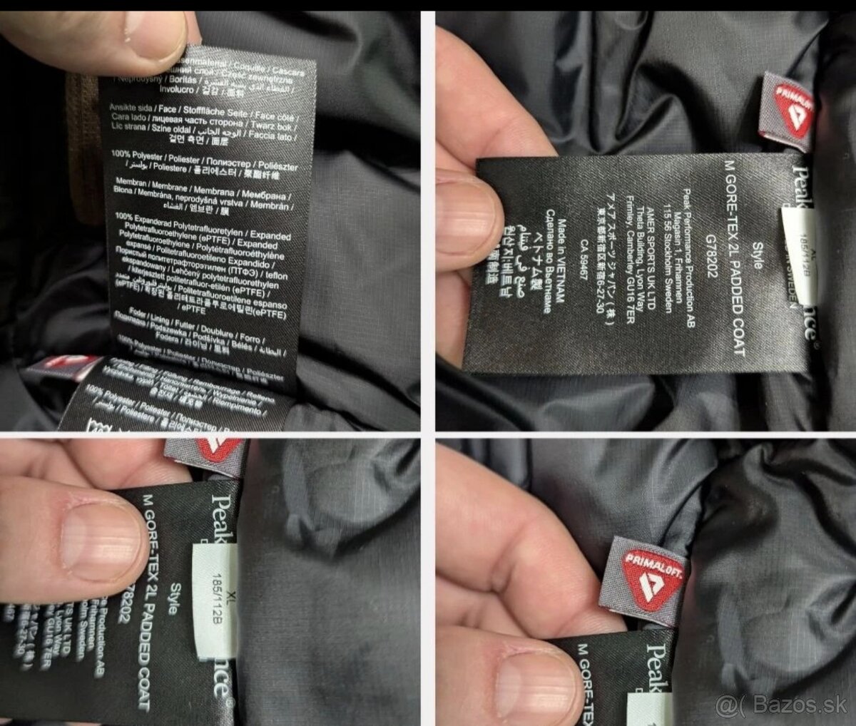 Predám pánsku bundu Peak Performance M Gore-Tex - 5
