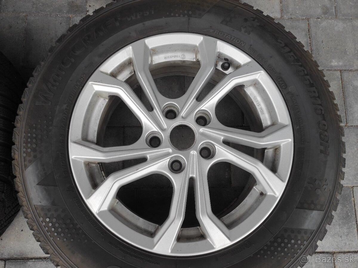 Zimna sada 16" 5x114,3 Dacia, Renault 215/65 R16 - 5