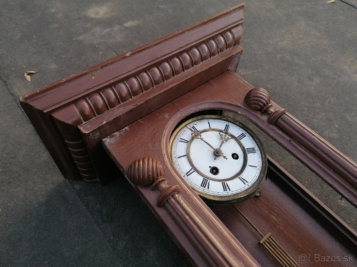 Predám starožitné nástenné hodiny - 5