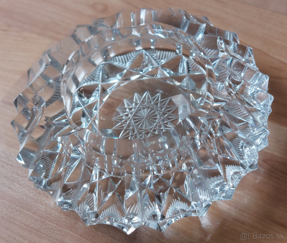Popolník - český brúsený krištáľ - 5
