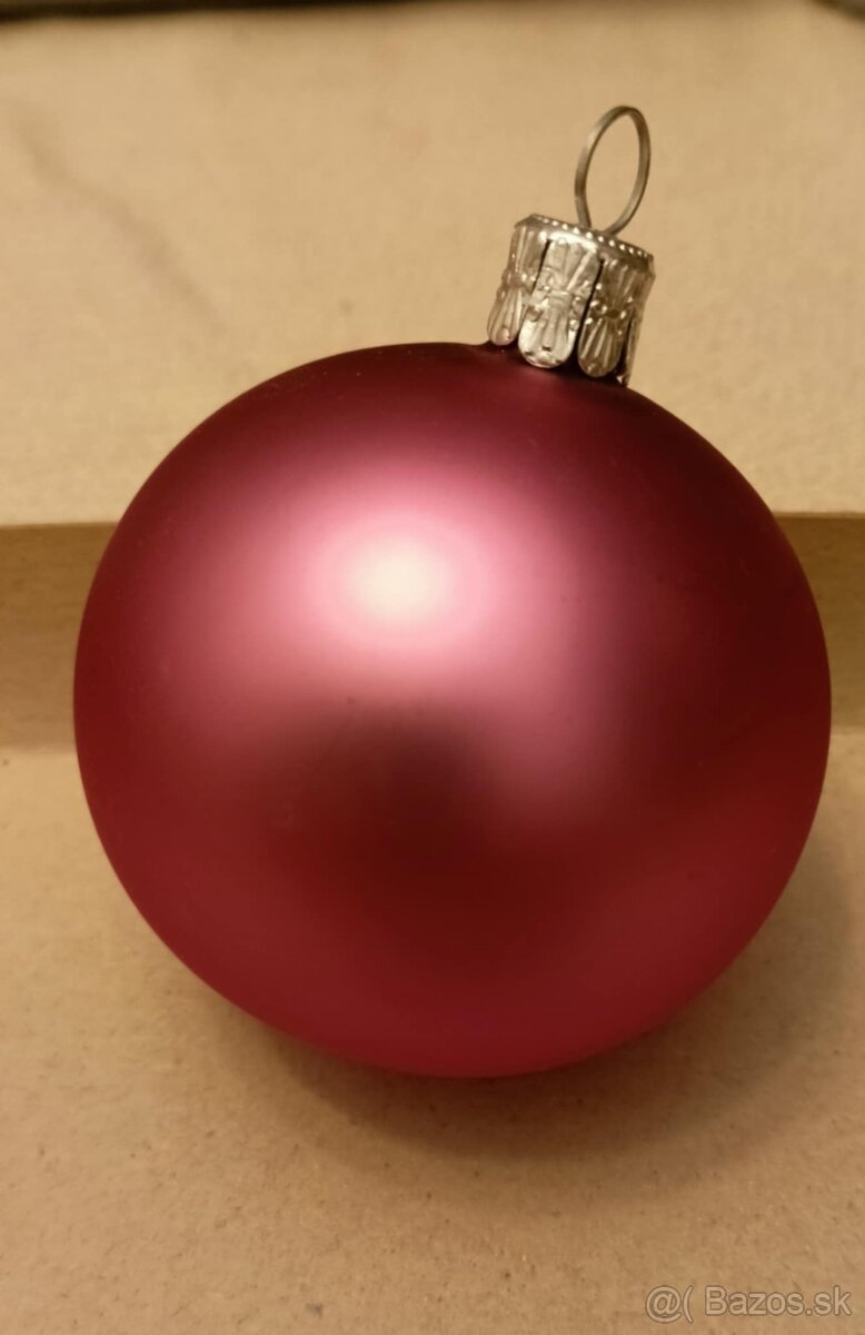 vianočné ozdoby - sklenené - 5
