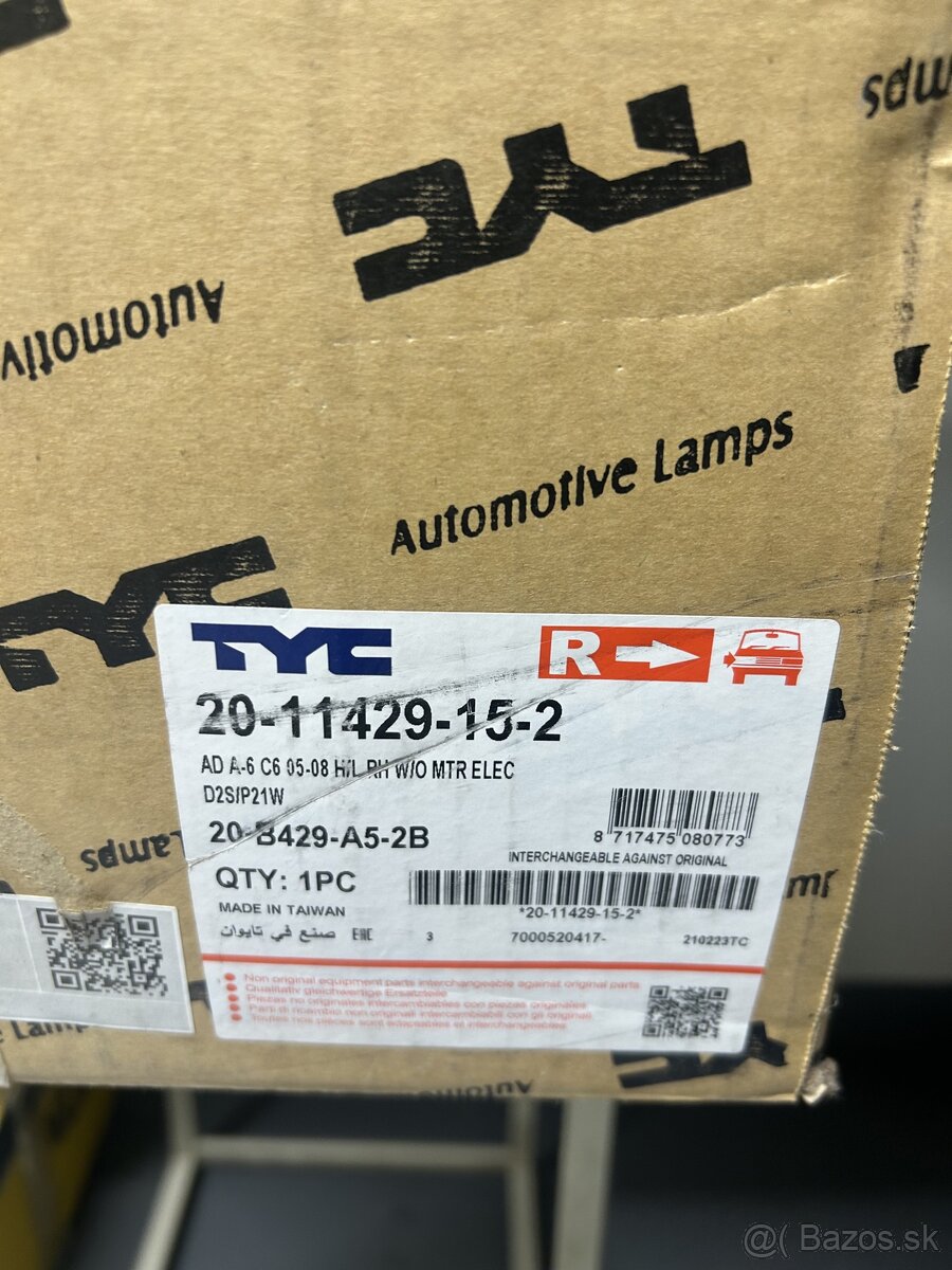 Pravý predný svetlomet Audi A6 C7, 2004-2011 - 5