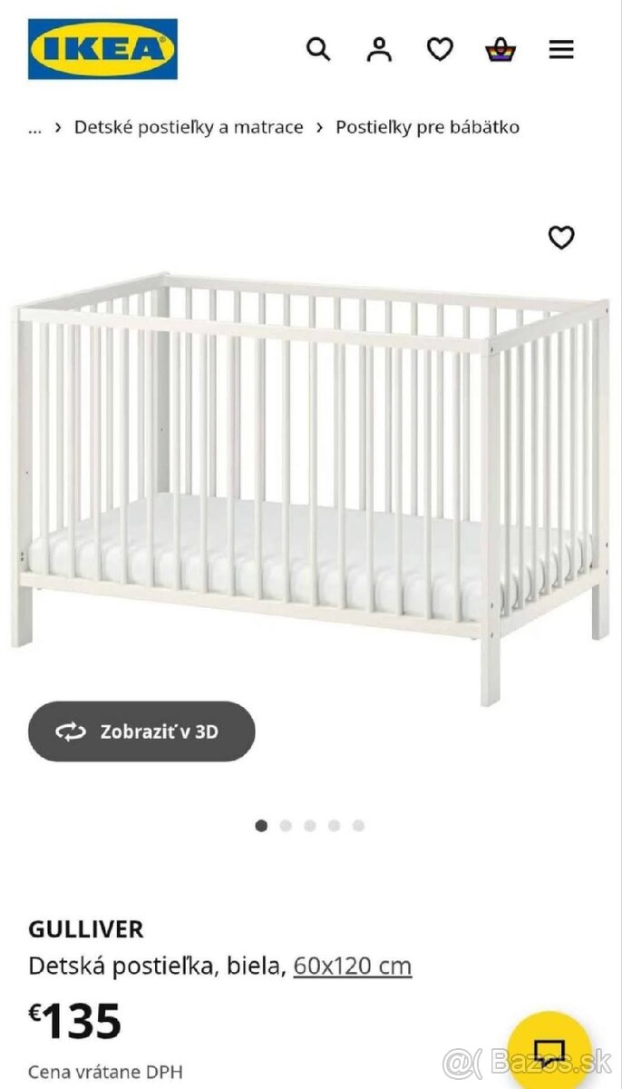 detská postieľka ikea - 5