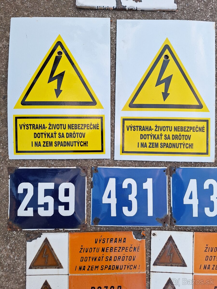 Smaltovane cedule - 5