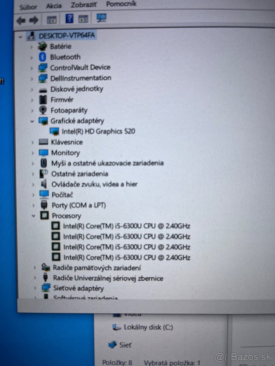 Dell latitude 5480 + dokovacia stanica Dell WD15 - 5