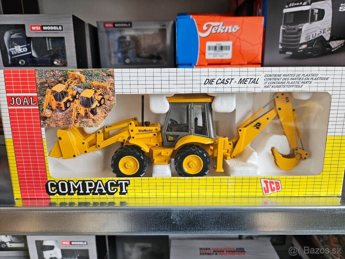 Historické kovové modely strojov JCB - 5