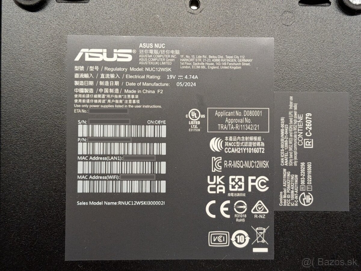 Mini PC Asus NUC 12 i3 (Windows 11) - 5