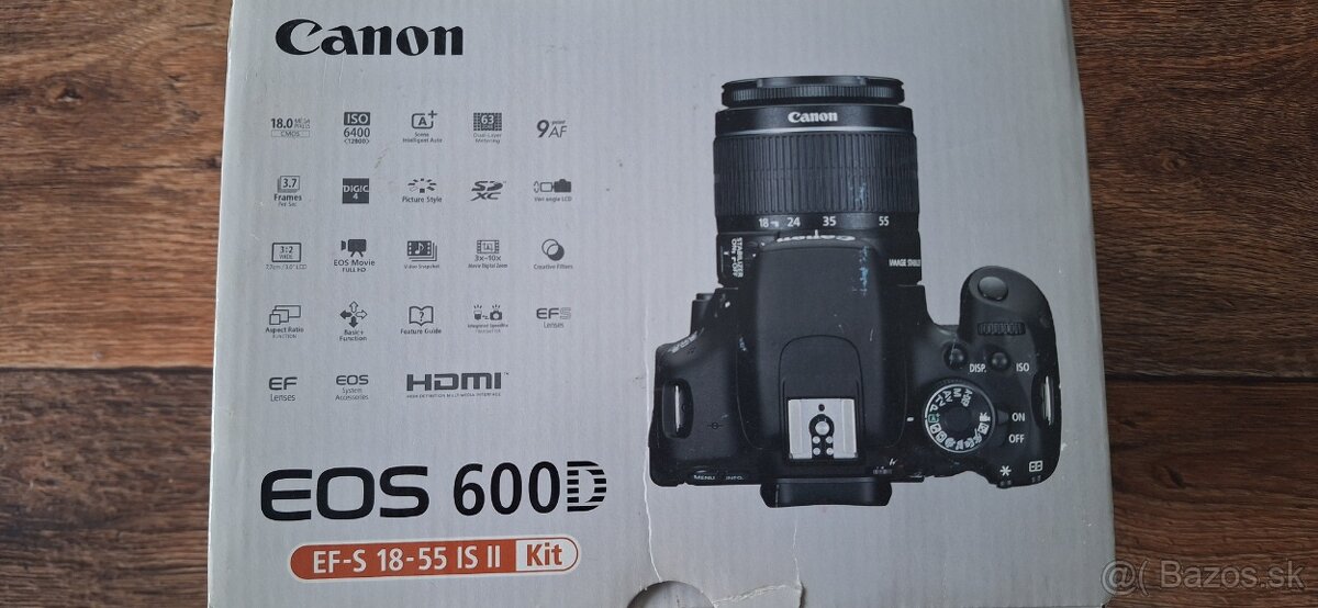 Canon EOS 600D s príslušenstvom - 5