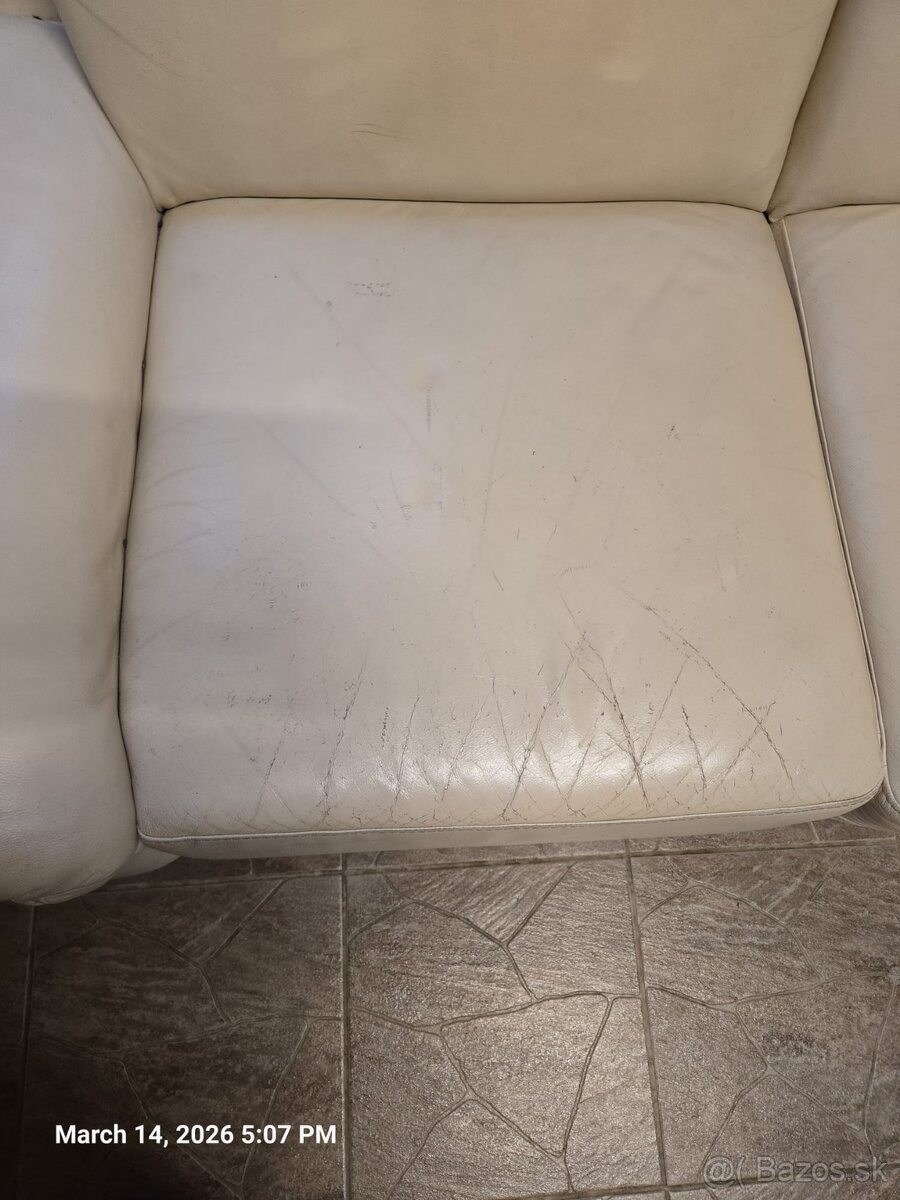 predám kožennú sedačku - 5