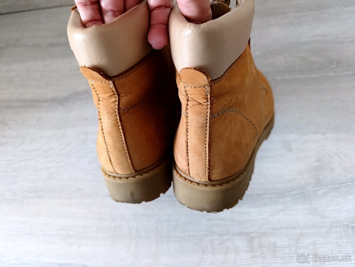 Dámske kožené topánky STRADIVARIUS v-eľ. 40 - 5