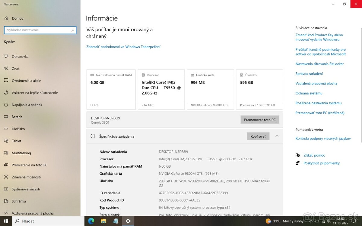 Predám Toshiba Qosmio X300 - 5