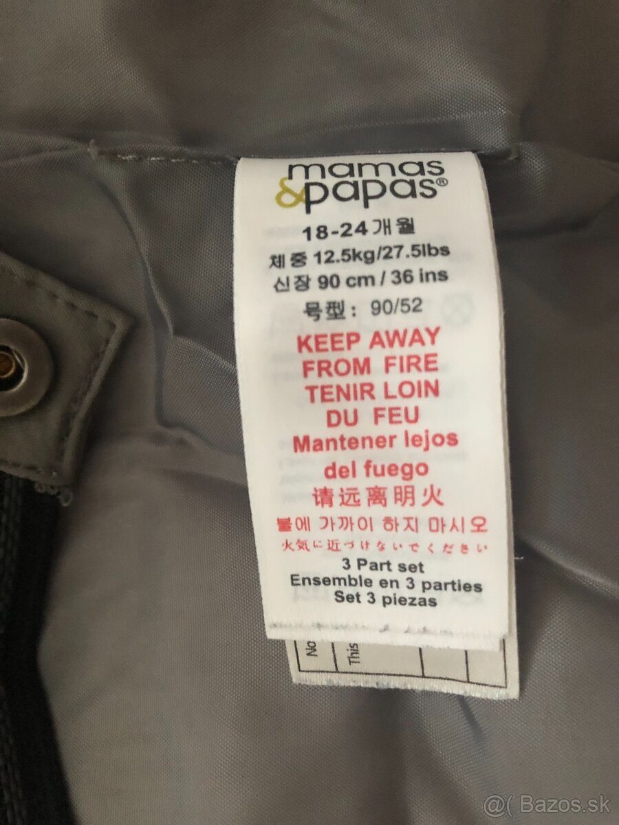 Mamas&papas zimná bunda, veľ. 18-24m - 5