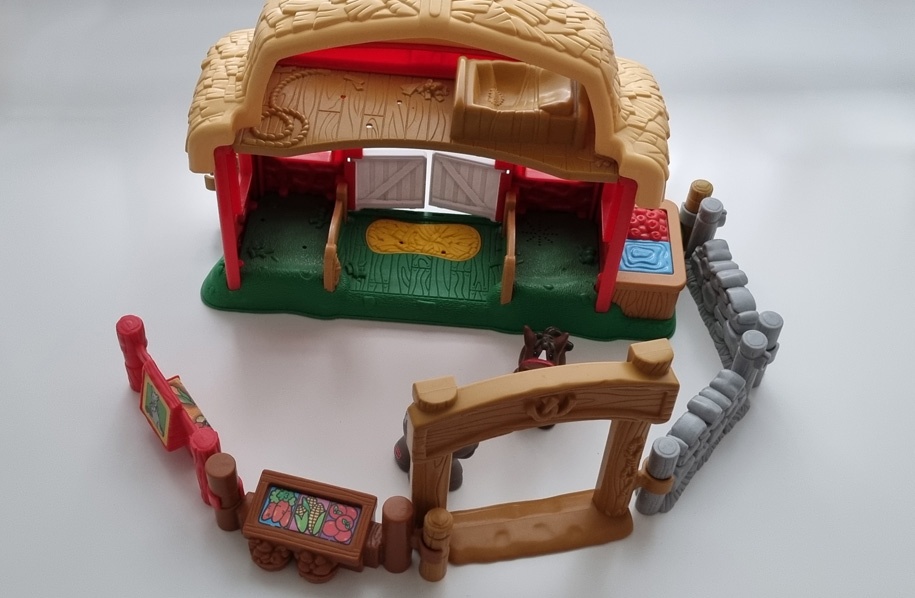 Veselá farma hrací set s otvárateľným domčekom - 5