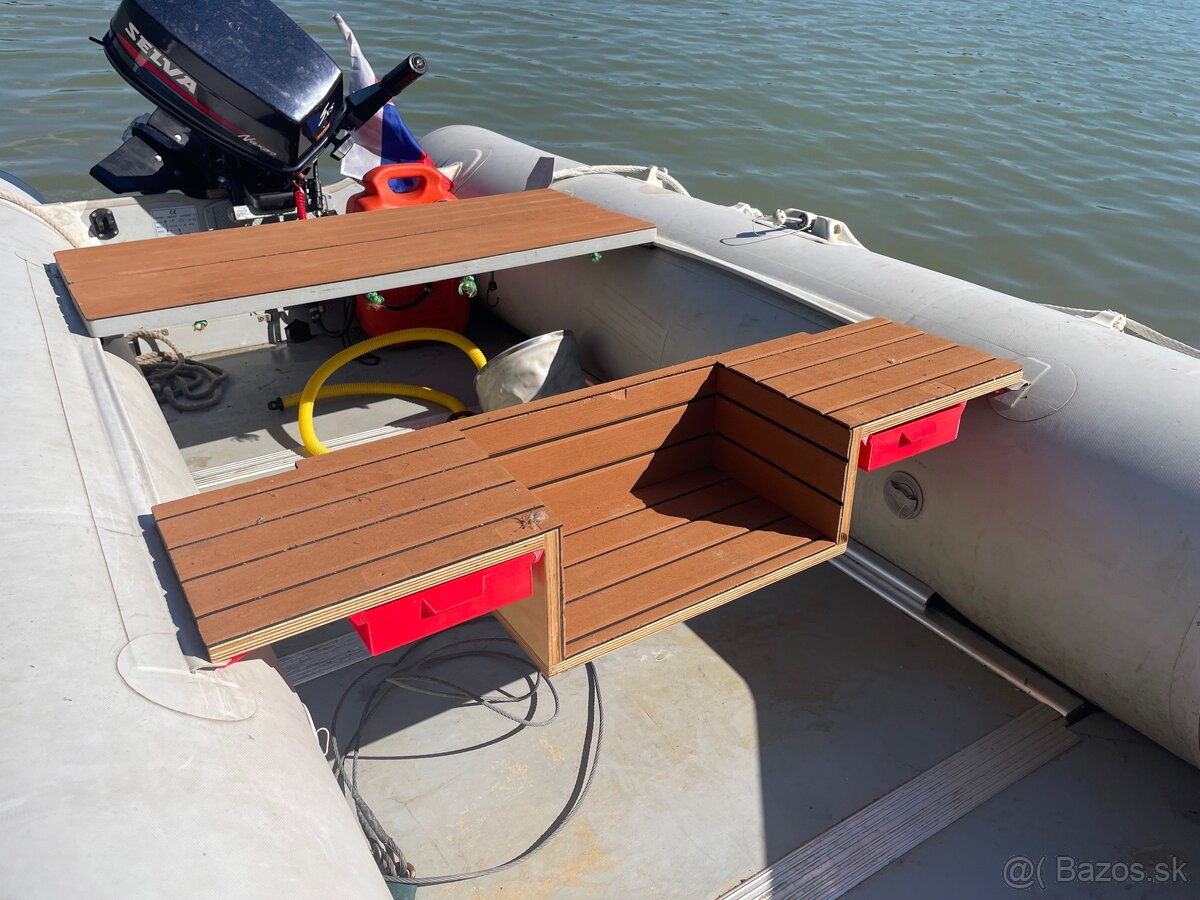 Predám gumený čln 380cm - 5