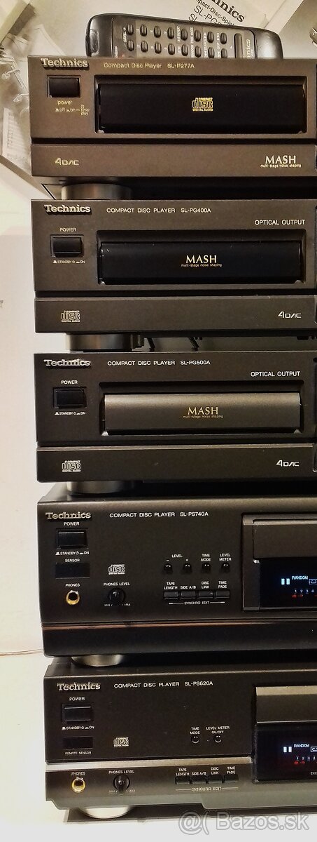 Seria CD prehravac TECHNICS, da sa ovladat s DO, MASH = Cd6 - 5