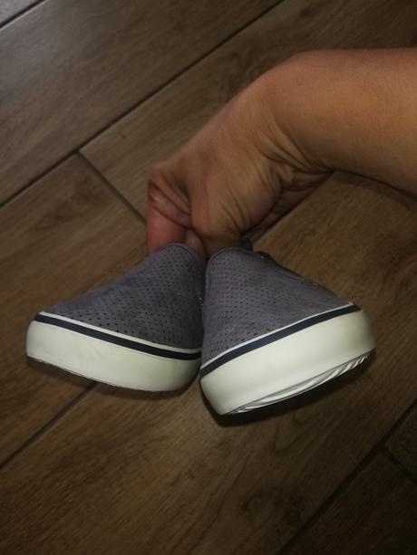 Šedé mokasínky velkost 22 - 5