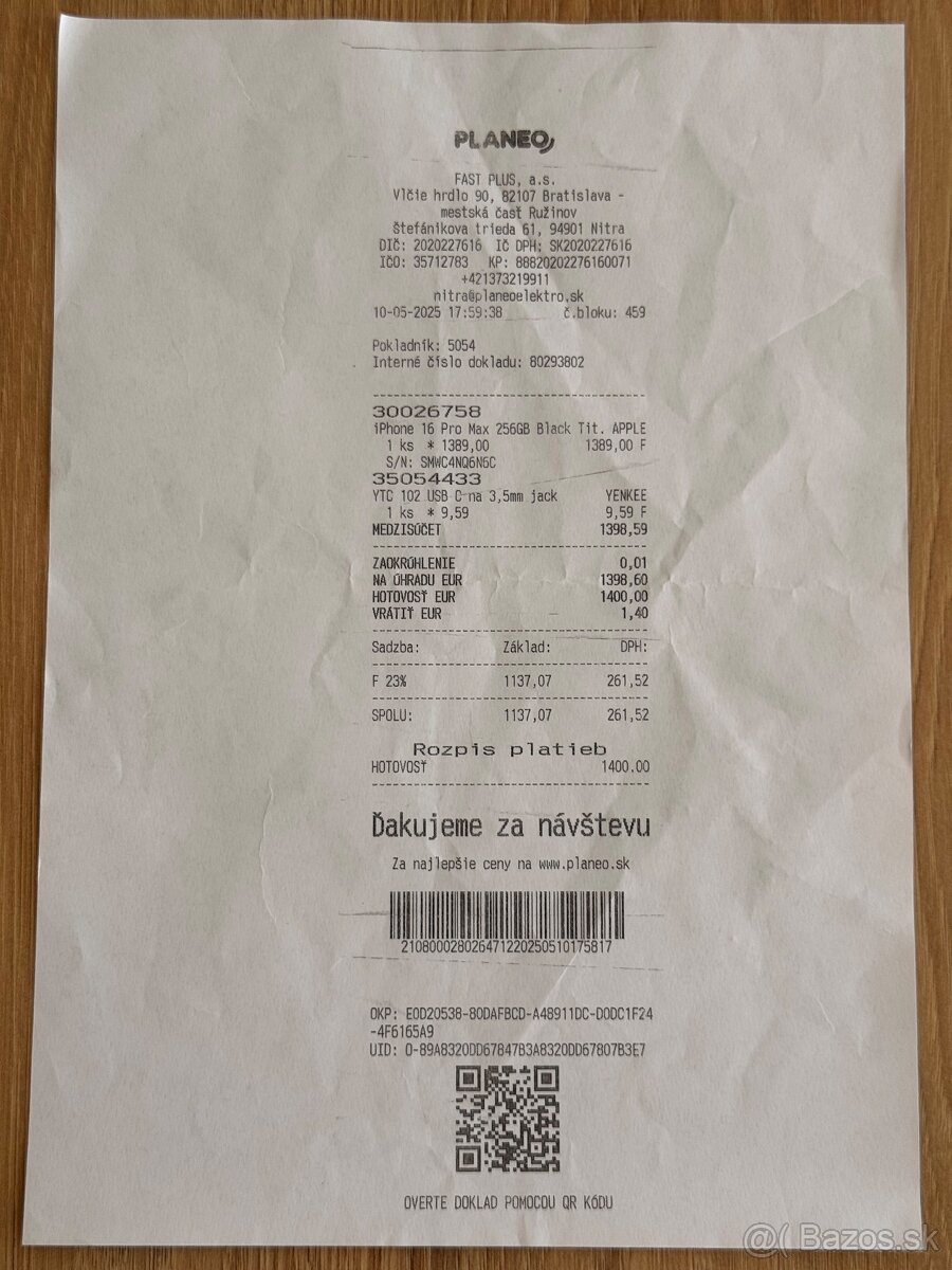 iPhone 16 Pro Max – 256 GB Black | TOP stav | ZÁRUKA - 5