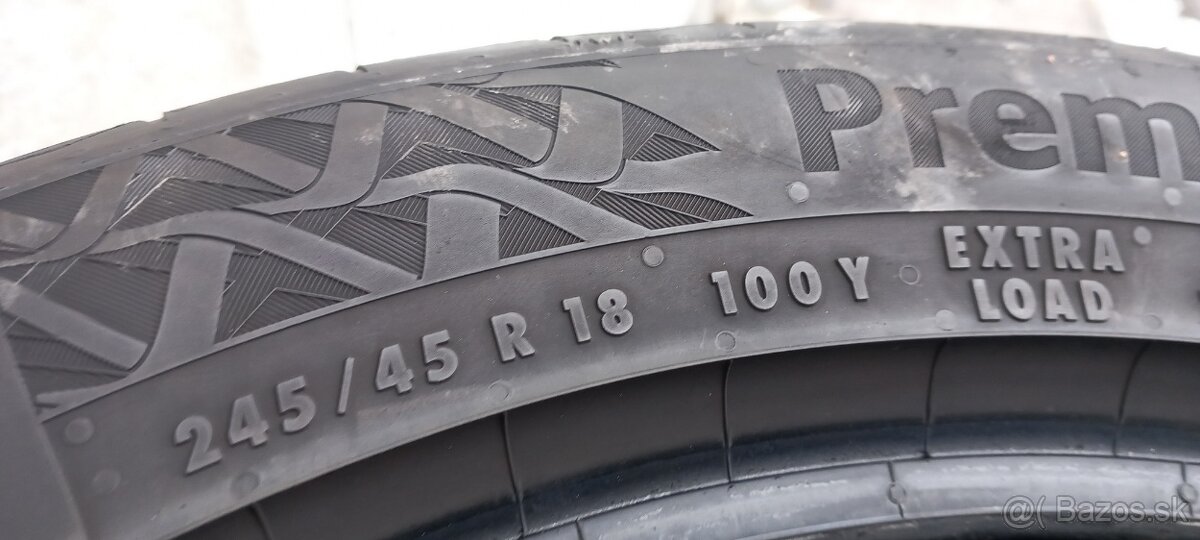 Predam 4ks letnych pneu 245/45 r18 - 5