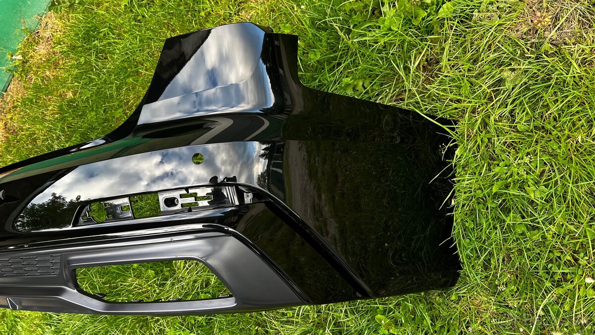 Zadný nárazník + difúzor “čierny” Audi A6 C8 4K - 5