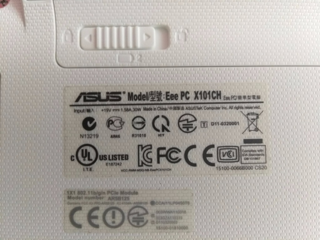 predám základnú dosku pre netbook Asus eee pc X101CH - 5