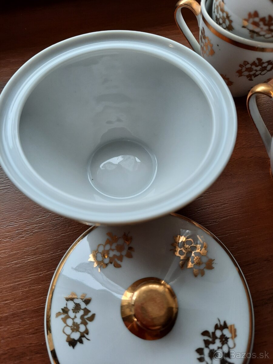 Zlatá kávová súprava. - 5