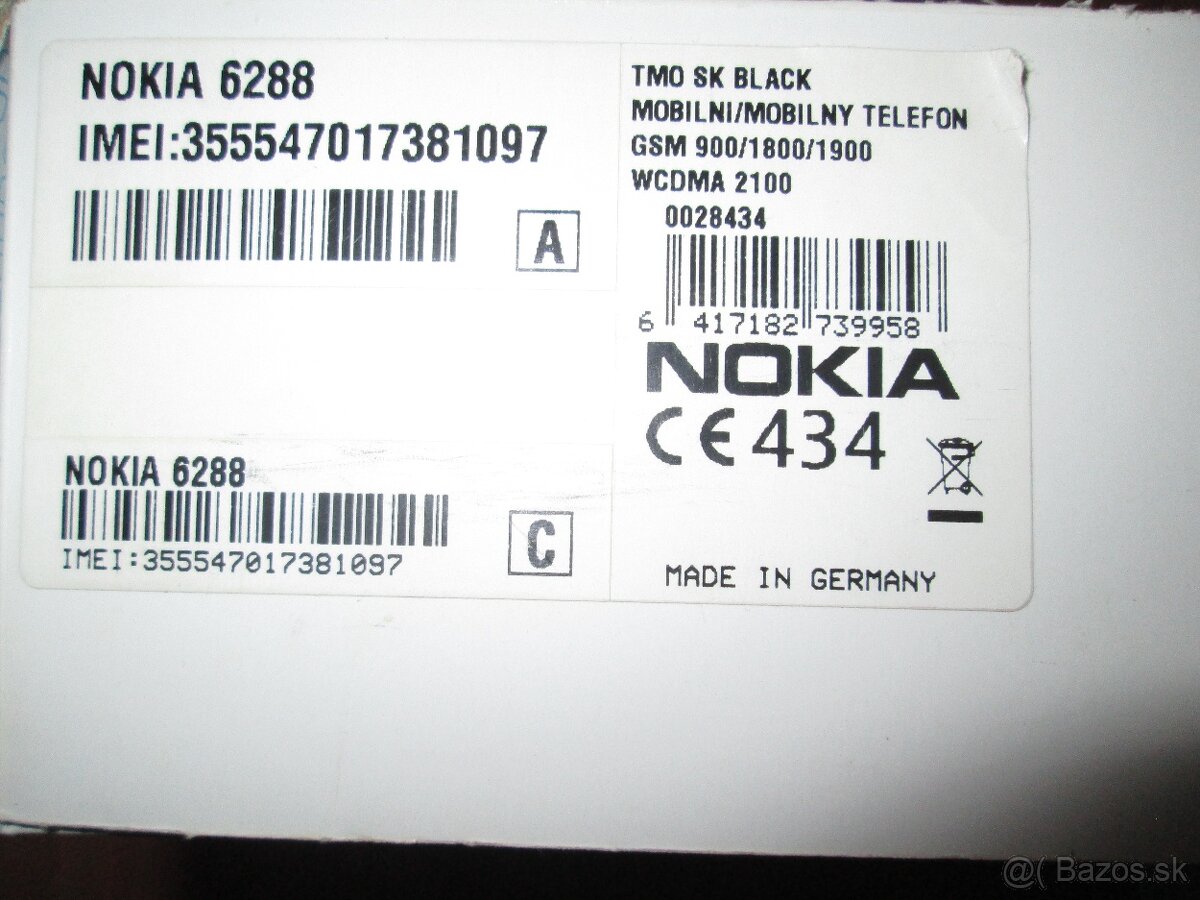 Predám Nokia 6288 - 5