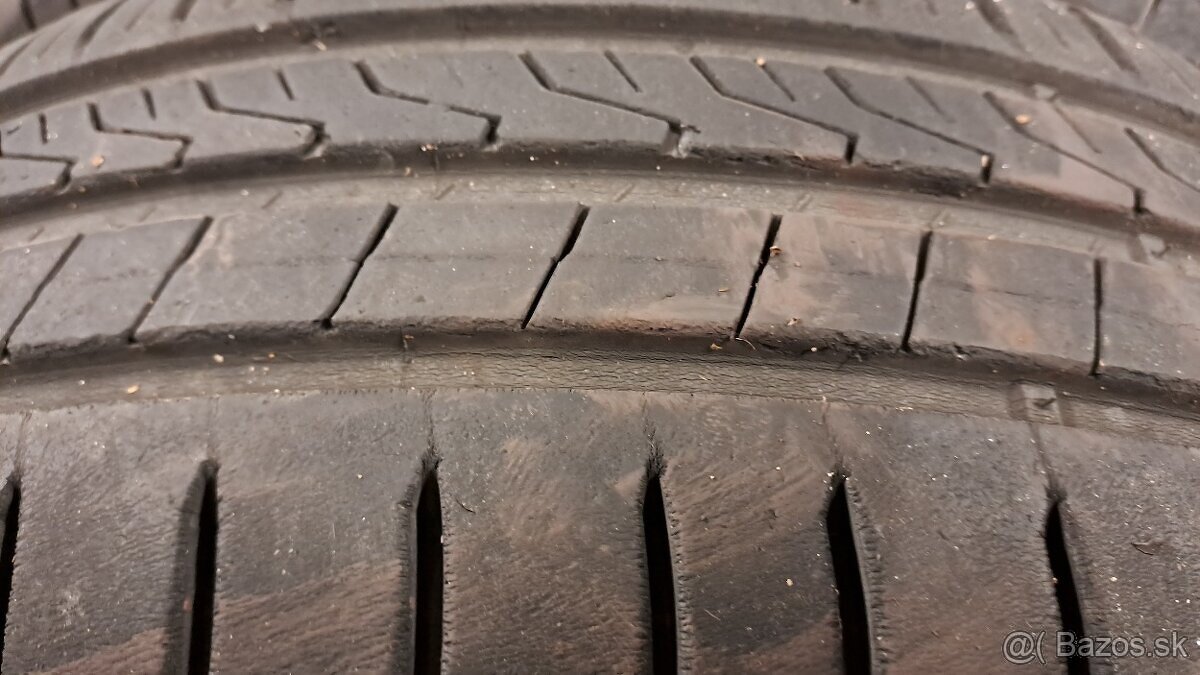 Predám 4ks jazdené letné 195/65r15-91H Hankook - 5