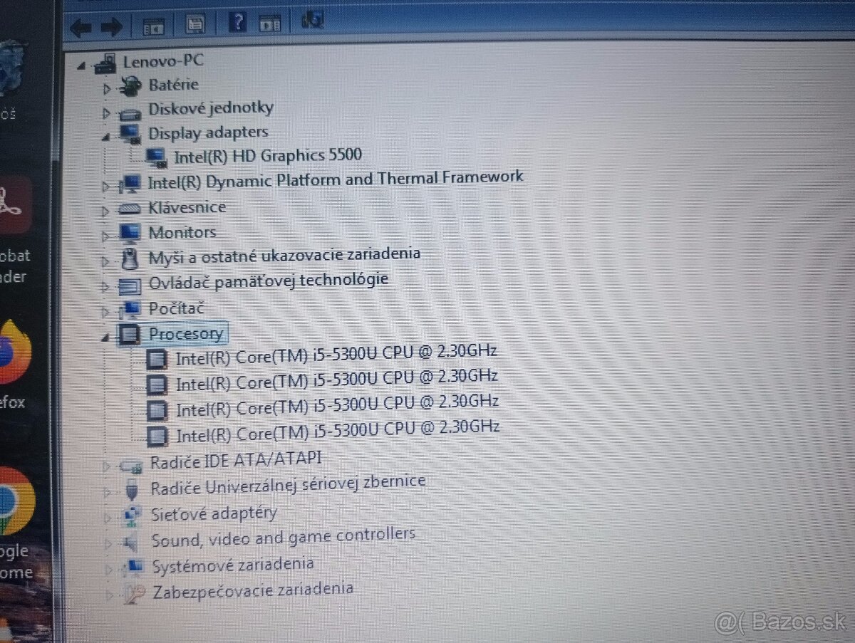predám Lenovo Thinkpad T450 , Intel i5 , 8gb ram , Win 7 - 5