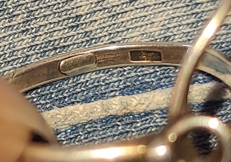 retro strieborný prsteň 2 - 5