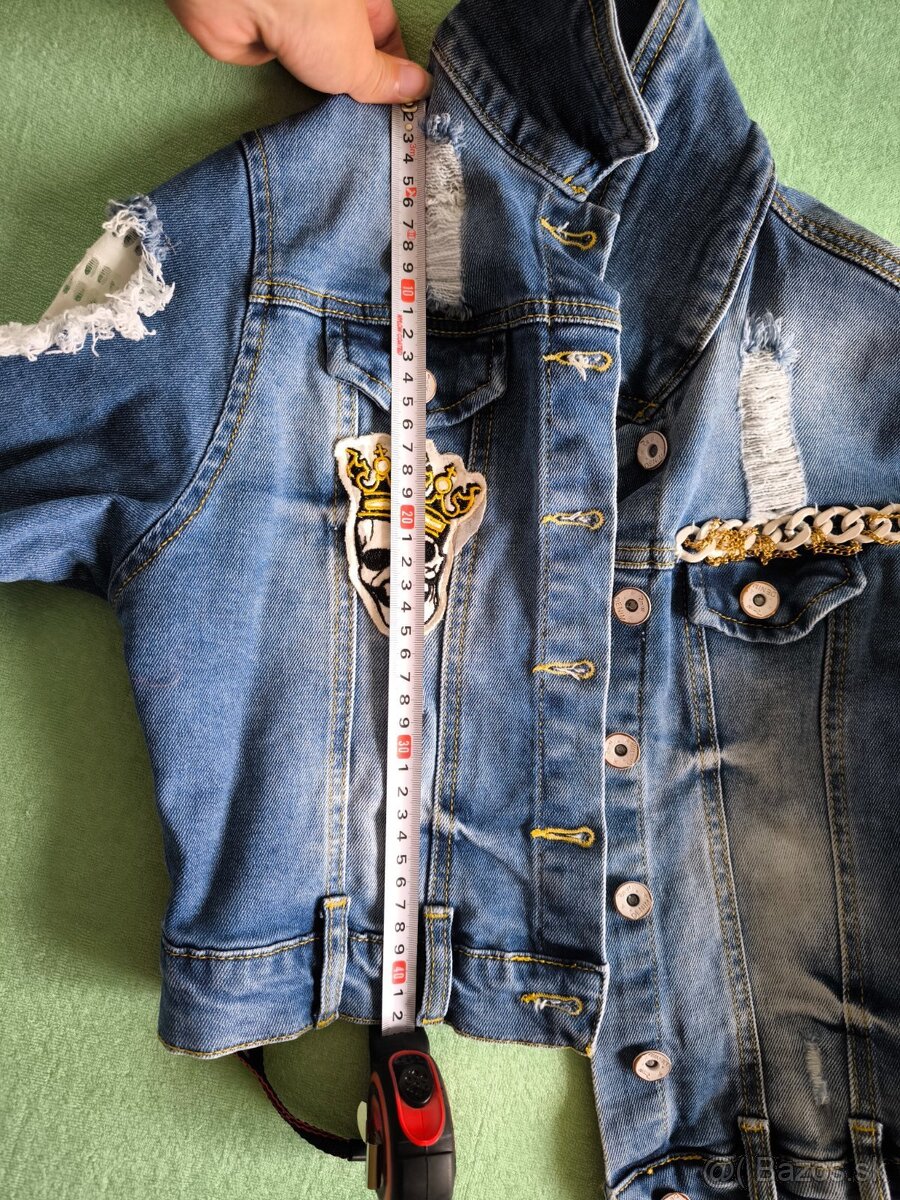 Džínsová bunda RAW + druhá ako darček - 5