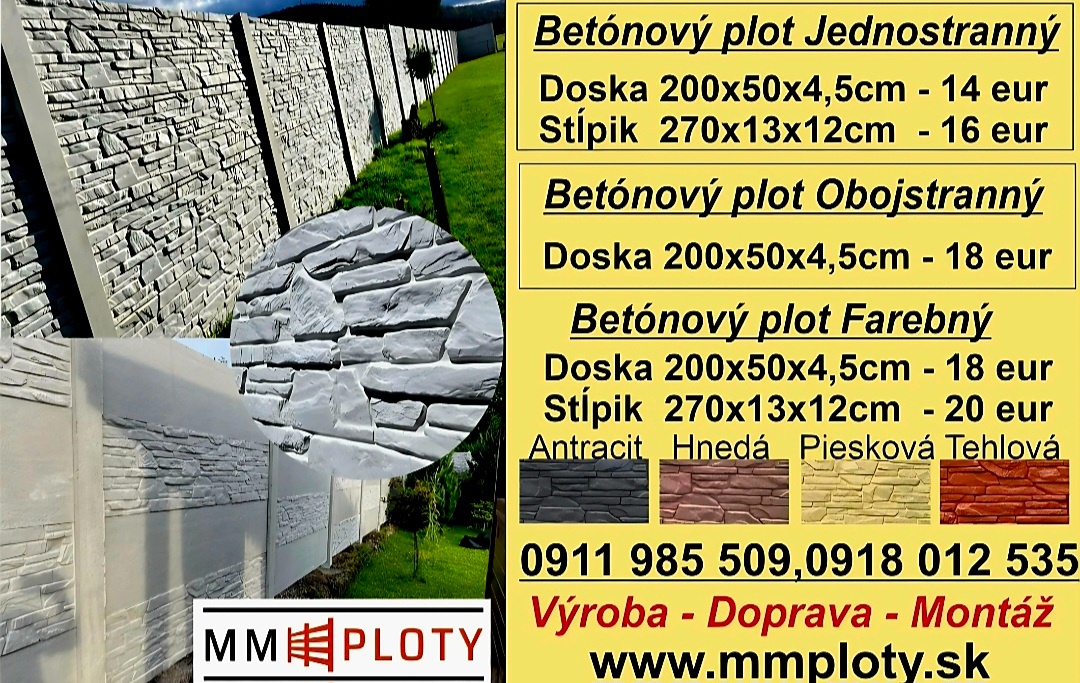 Betonovy plot, podhrabove dosky 3d,2d,Montáž - 5