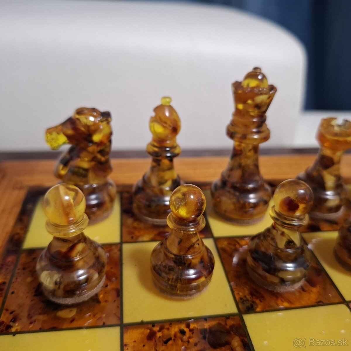 Luxusné jantárové šachy - 5